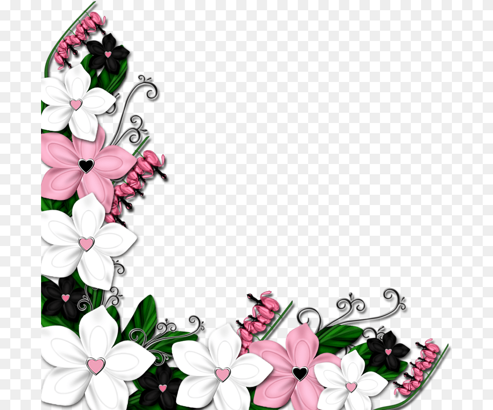 Transparent Clipart Rahmen Blumen Bordure De, Art, Floral Design, Graphics, Pattern Png
