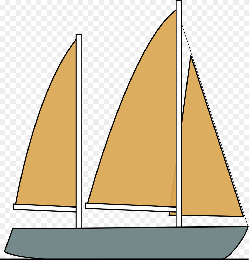 Transparent Clipart Sailboats Ketch Sail, Boat, Sailboat, Transportation, Vehicle Png Image