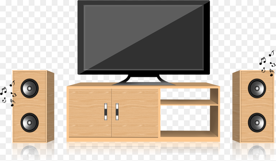 Transparent Clipart Tlvision Television Set, Electronics, Speaker, Entertainment Center, Home Theater Free Png Download