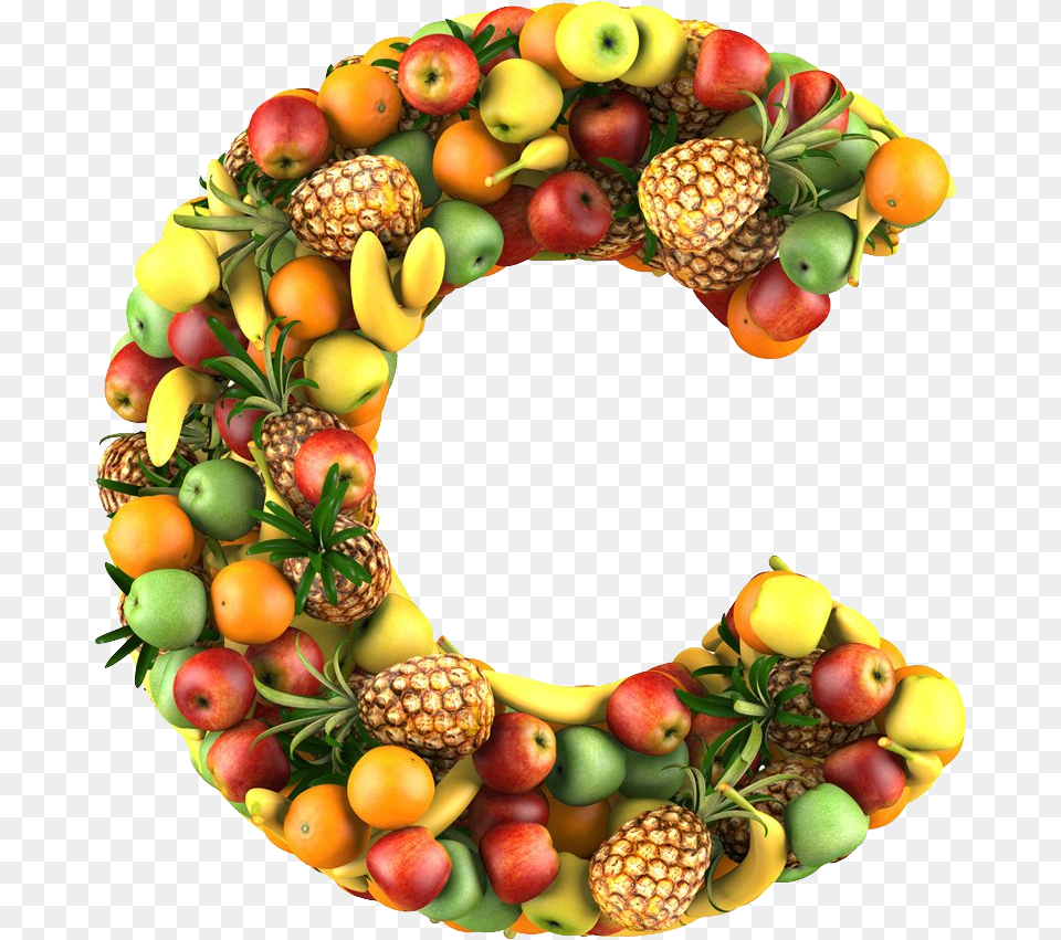 Clipart Vitamins Vitamin C Fruits, Food, Fruit, Pineapple, Plant Free Transparent Png