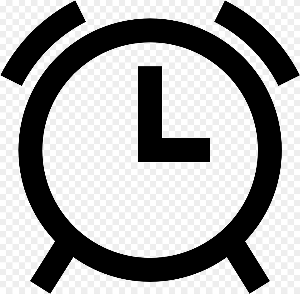 Transparent Clock Vector Transparent Alarm Clock Icon, Gray Png