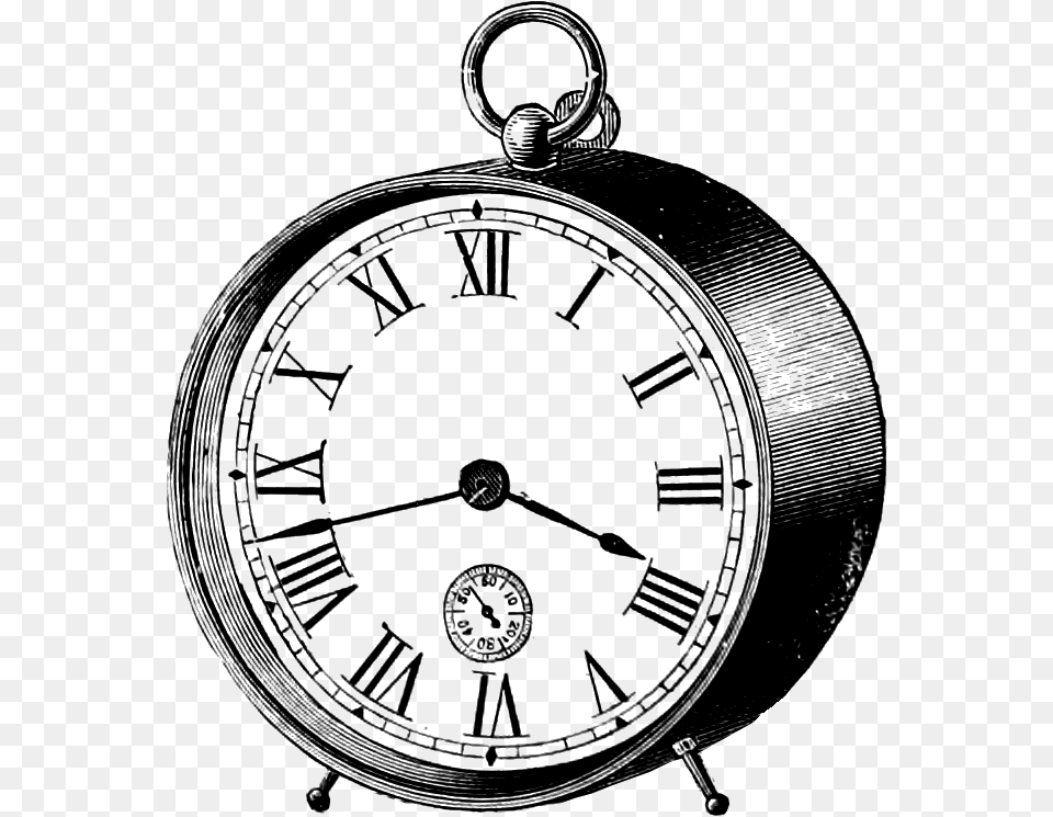 Transparent Clocks Clipart Clip Art Old Clock, Gray Png Image