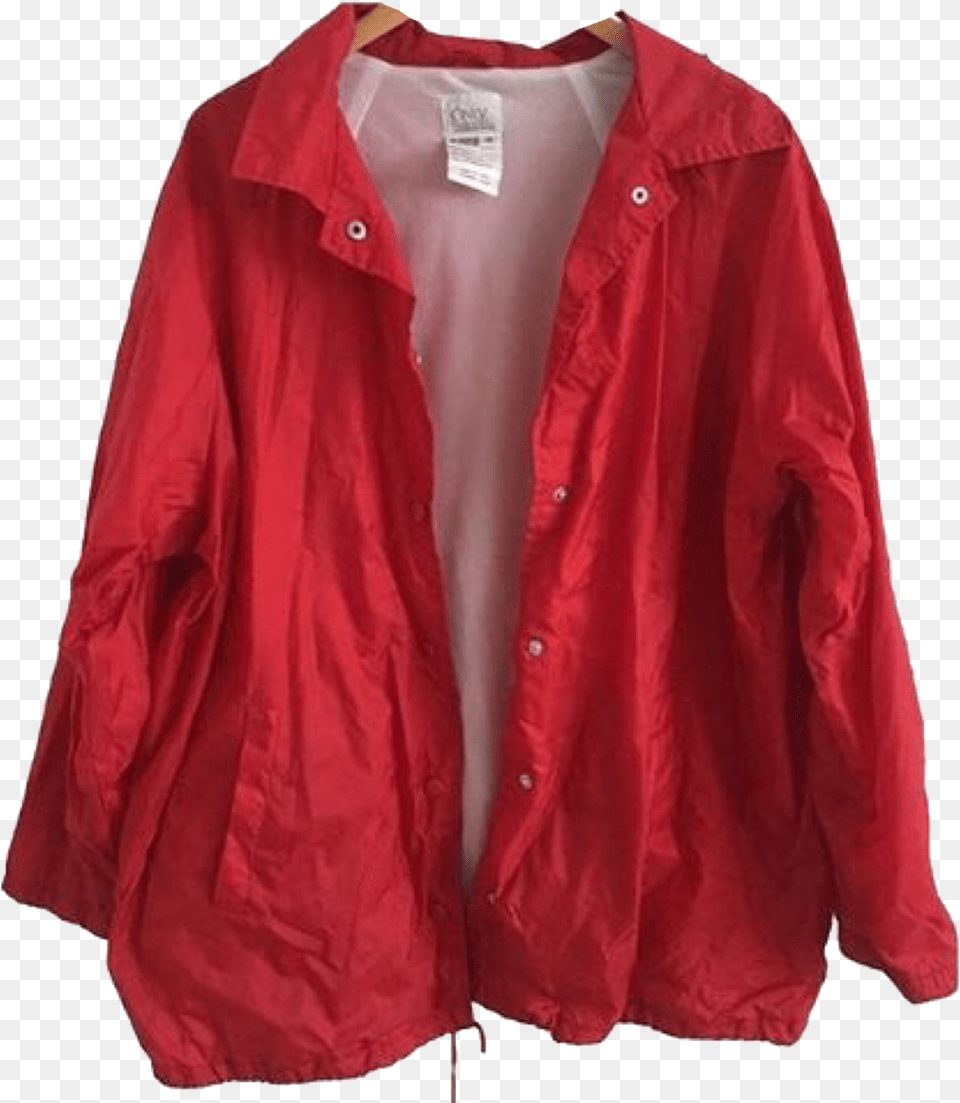 Transparent Clothes Button Red Jacket Polyvore, Clothing, Coat, Blouse, Blazer Free Png Download