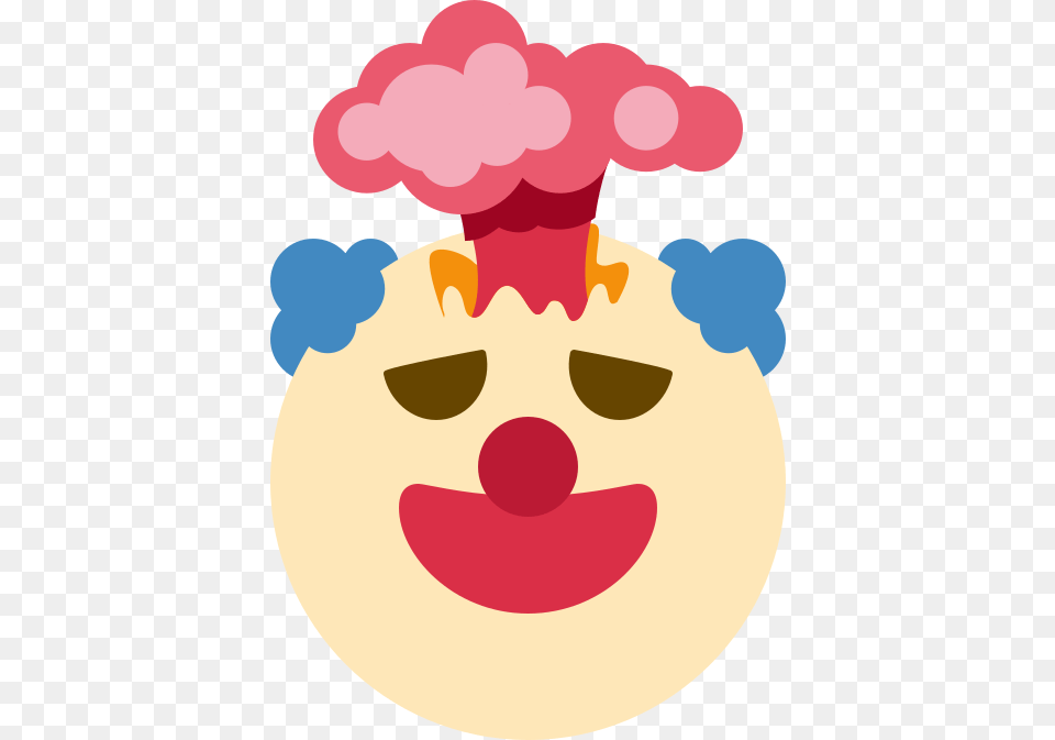 Cloud Emoji Discord Clown Emoji, Performer, Person, Baby, Cream Free Transparent Png