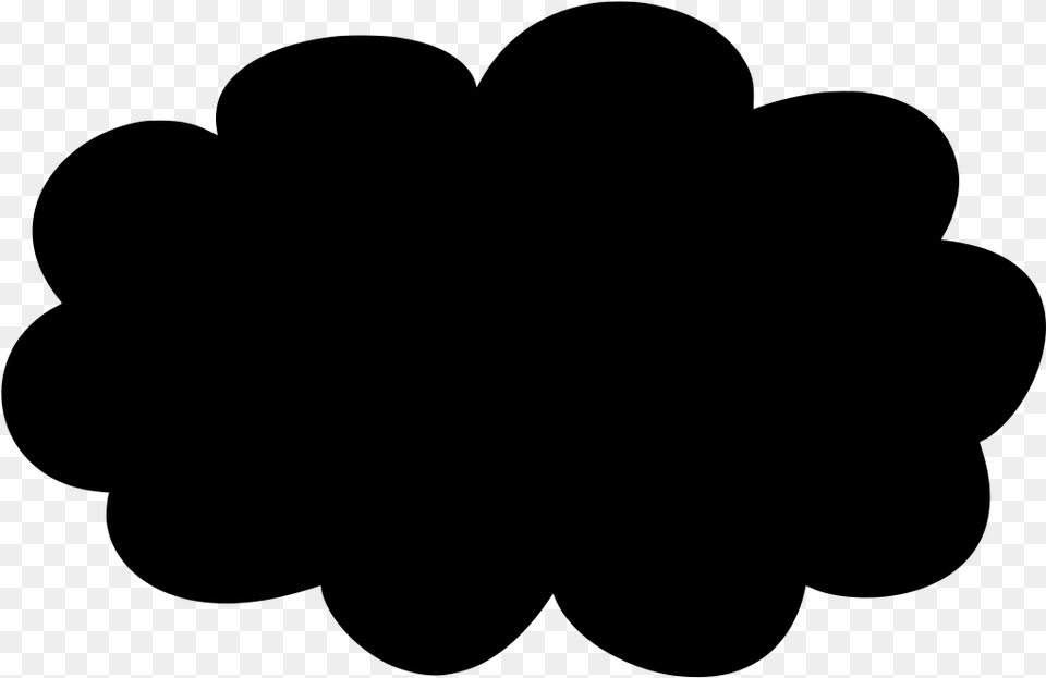 Transparent Cloud Silhouette Icon Awan, Gray Free Png