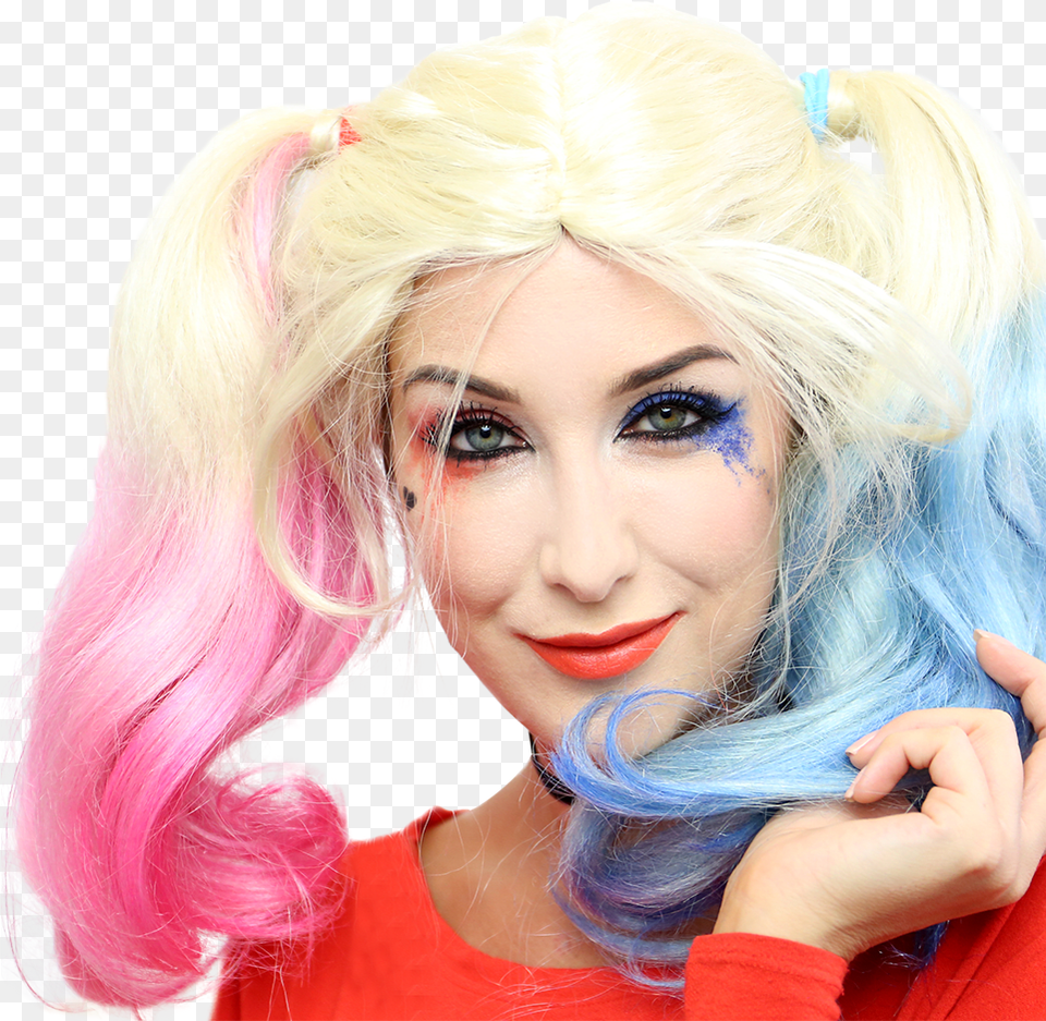 Transparent Clown Hair Halloween En Benefit For Adult, Person, Woman, Female, Costume Free Png Download