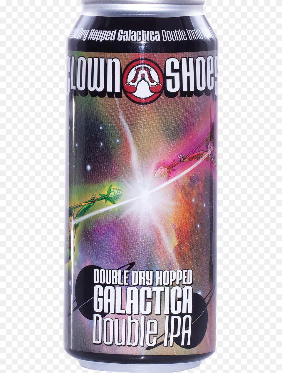 Clown Shoes Clown Shoes Beer Galactica Ipa, Can, Tin, Alcohol, Beverage Free Transparent Png
