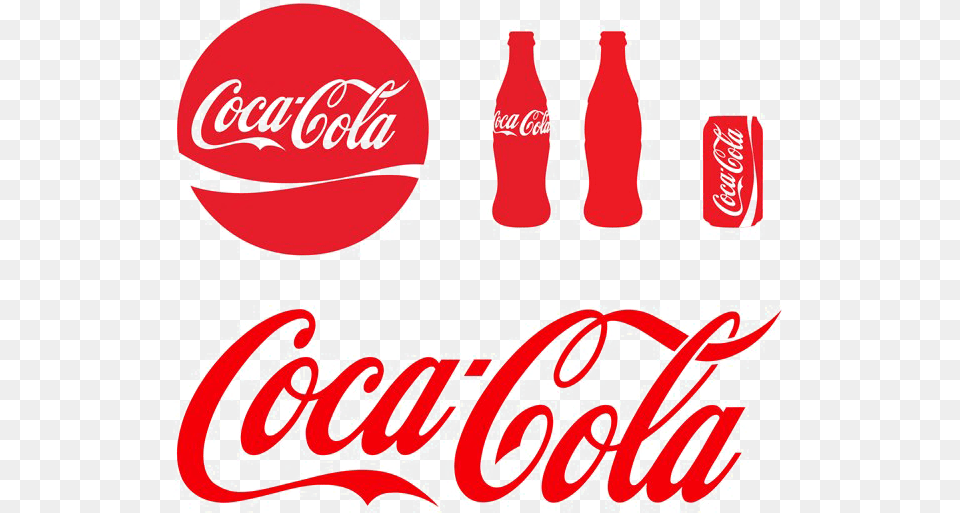 Transparent Cocacola Coca Cola Bottle Logo, Beverage, Coke, Soda Png Image