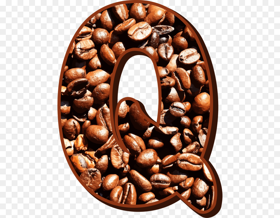 Transparent Cocoa Beans Clipart Coffee Beans Alphabets M, Beverage, Plate Free Png Download