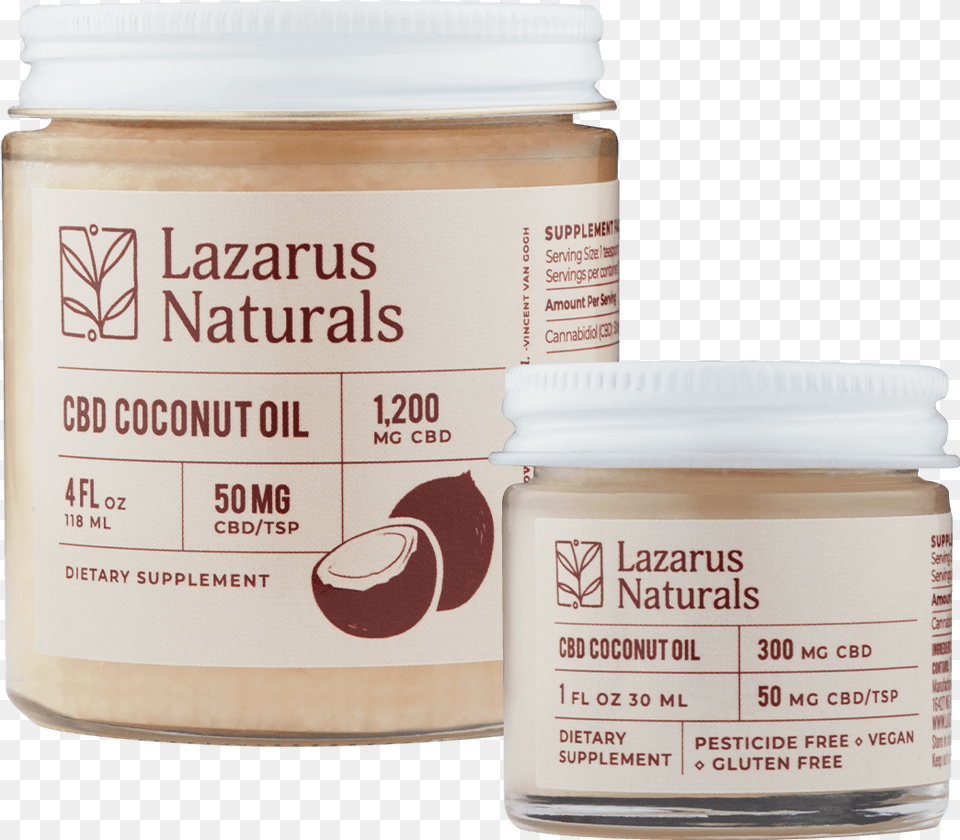Transparent Coconut Oil Clipart Lazarus Naturals Cbd Coconut Oil, Head, Person, Face, Cosmetics Png Image