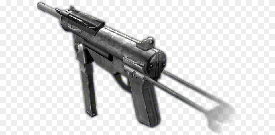 Transparent Cod Gun Grease Gun Cod Wwii, Firearm, Machine Gun, Rifle, Weapon Png