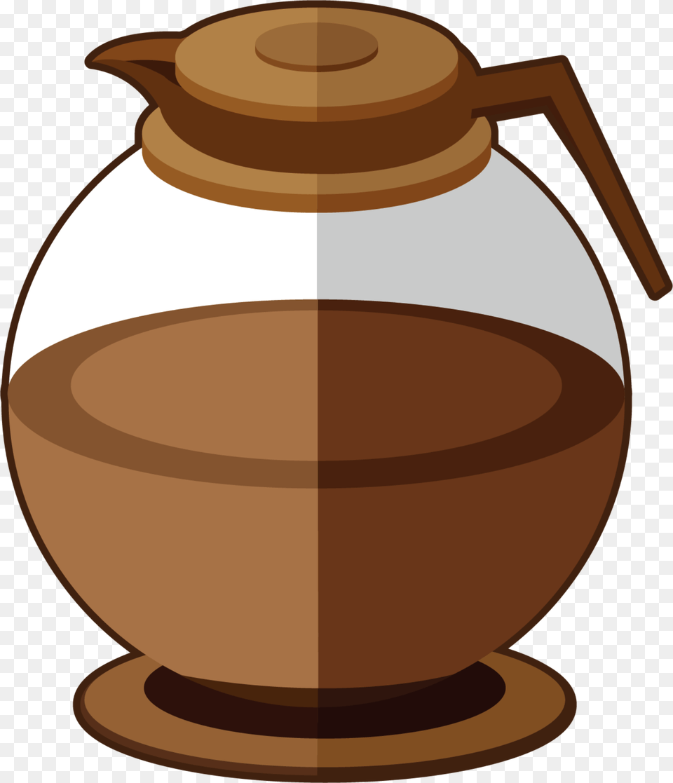 Transparent Coffee Grounds Clipart Coffee, Jar, Jug, Pottery, Water Jug Free Png