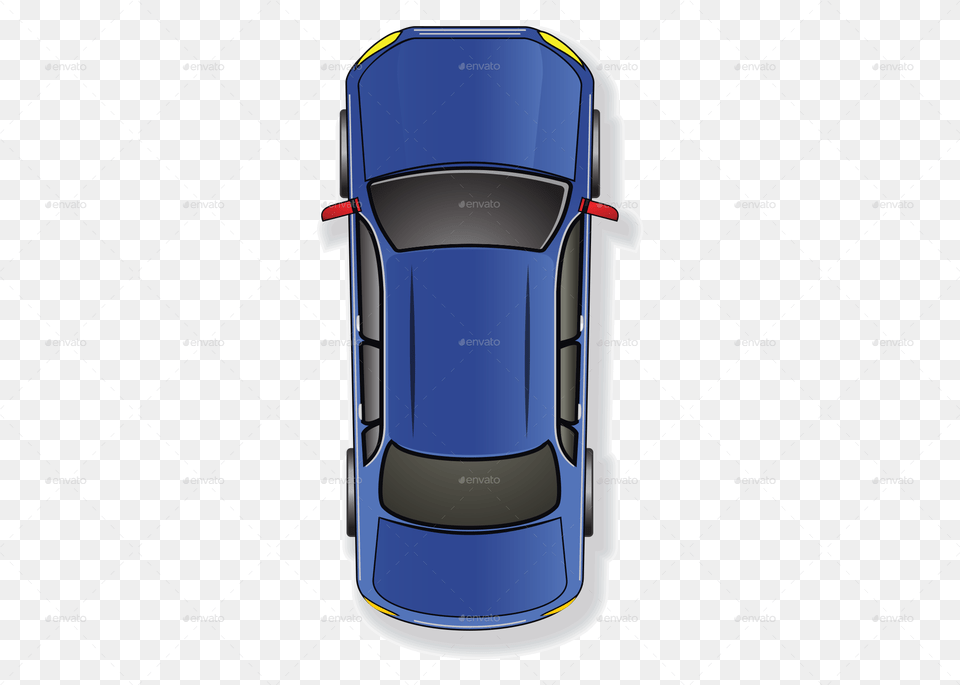 Transparent Coffee Top View Vector Car Top View Free Png