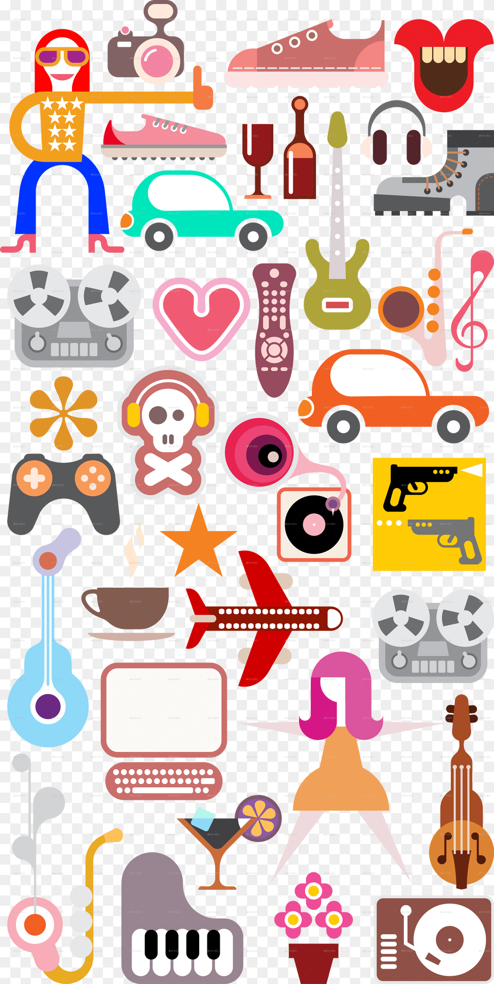 Collage Template Hobby Collage, Art, Pattern, Graphics, Sticker Free Transparent Png