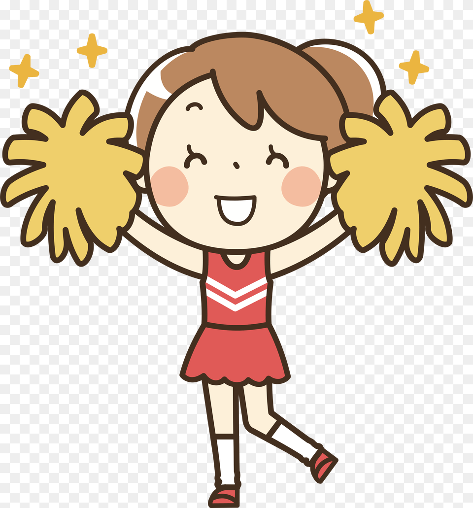 Transparent Collection Of Cheerleader Clipart Cheerleader, Baby, Person, Face, Head Free Png Download