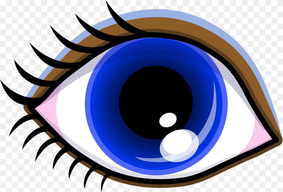 Transparent Collections Cartoon Image Of Eye, Art, Graphics, Disk, Contact Lens Free Png