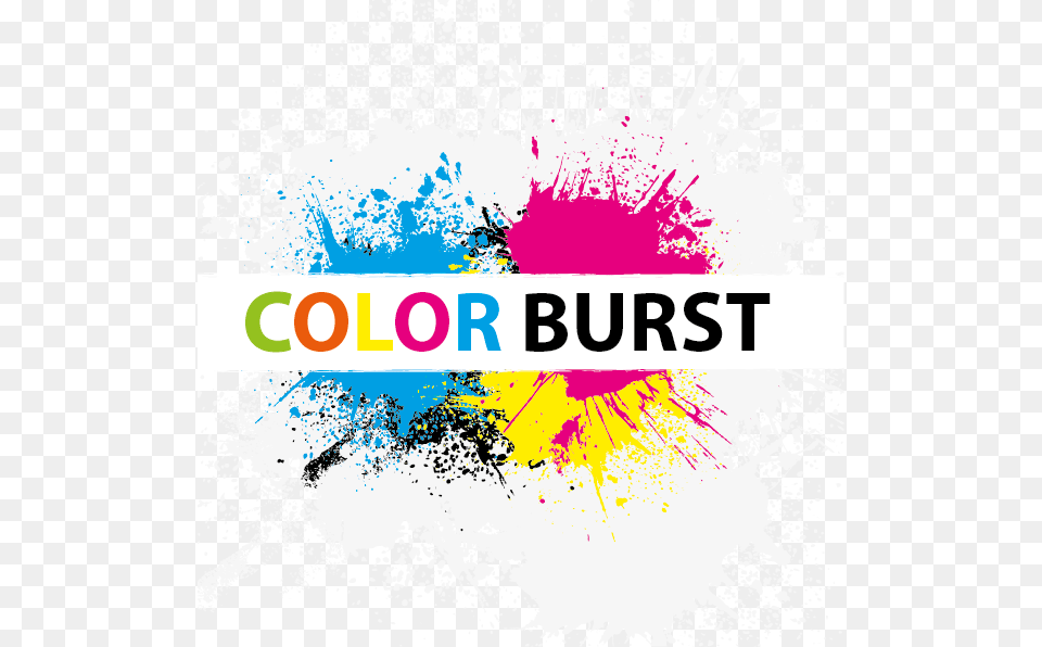 Transparent Color Burst Graphic Design, Art, Graphics, Logo Free Png Download