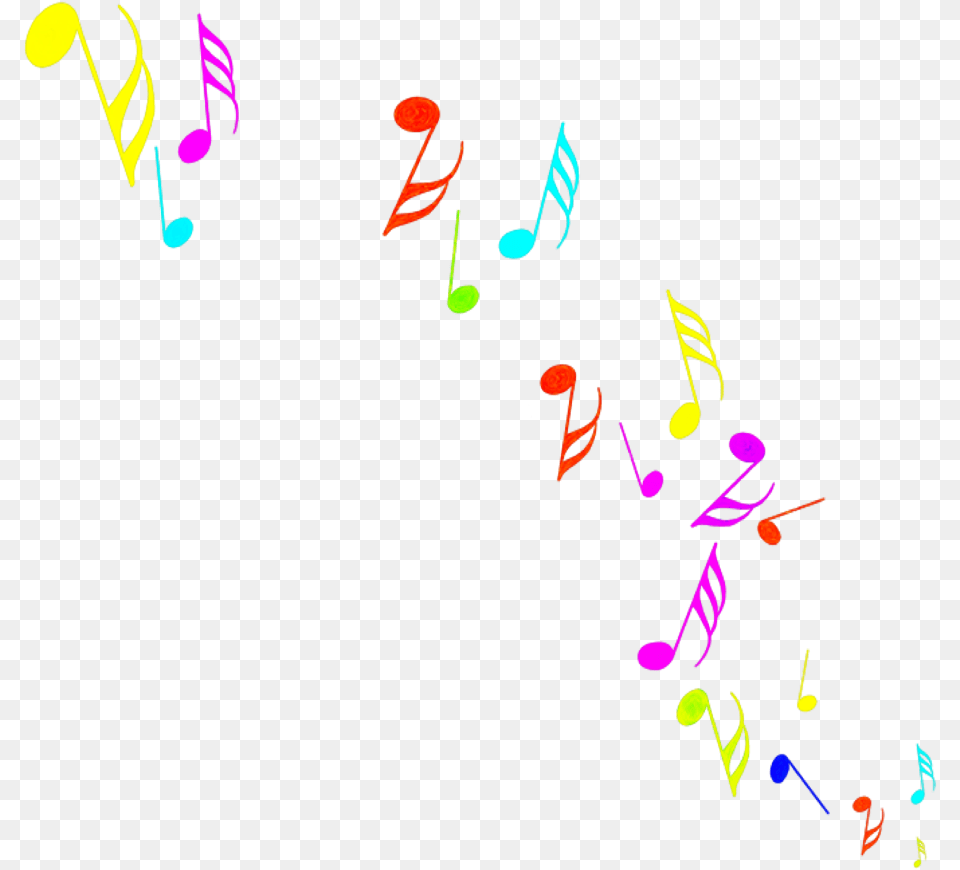 Transparent Colorful Music Clipart Colorful Music Notes, Paper, Confetti Free Png