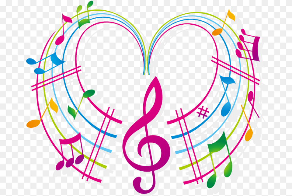 Transparent Colorful Musical Notes Clipart Colored Musical Notes Symbols, Art, Graphics, Person, Dynamite Png Image