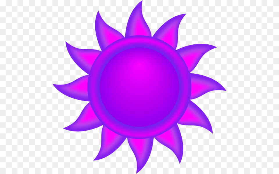 Transparent Colorful Sun Clipart Plants Vs Zombies Sun, Purple, Plant, Pattern, Flower Png Image