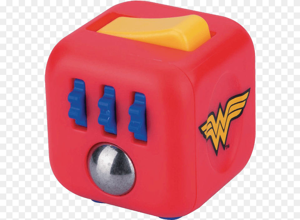 Transparent Companion Cube Fidget Cube Wonder Woman, Electrical Device Png