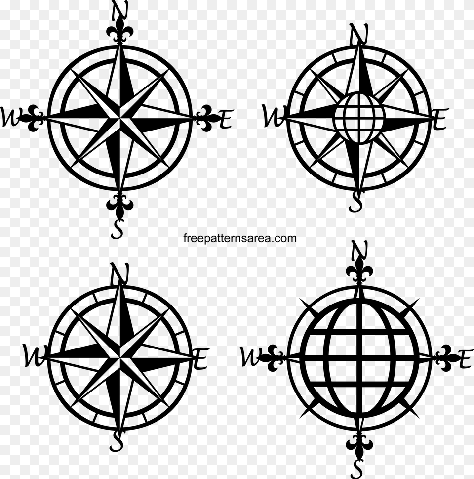 Compass Clipart Skytower, Gray Free Transparent Png