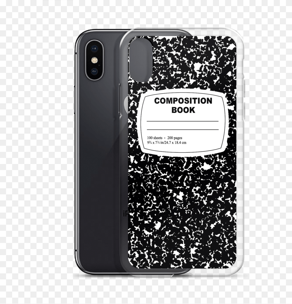 Transparent Composition Notebook Custom Iphone Xr Case, Electronics, Mobile Phone, Phone Free Png