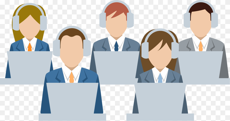 Computer Cartoon, Person, Crowd, People, Male Free Transparent Png