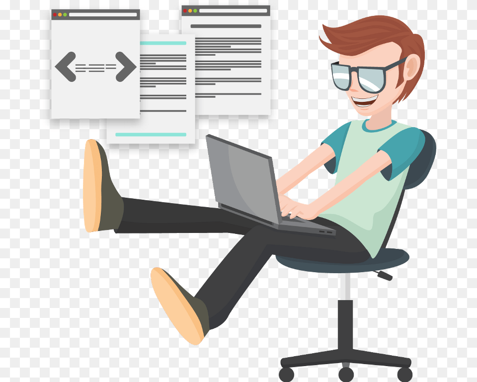 Transparent Computer Chair, Electronics, Sitting, Person, Pc Png