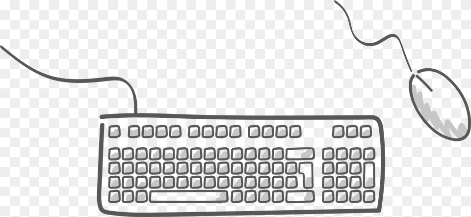 Computer Keyboard Keyboard And Mouse Clipart, Computer Hardware, Computer Keyboard, Electronics, Hardware Free Transparent Png