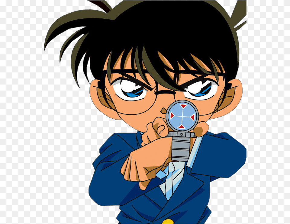 Transparent Conan Iphone Wallpaper Detective Conan, Book, Comics, Publication, Person Free Png