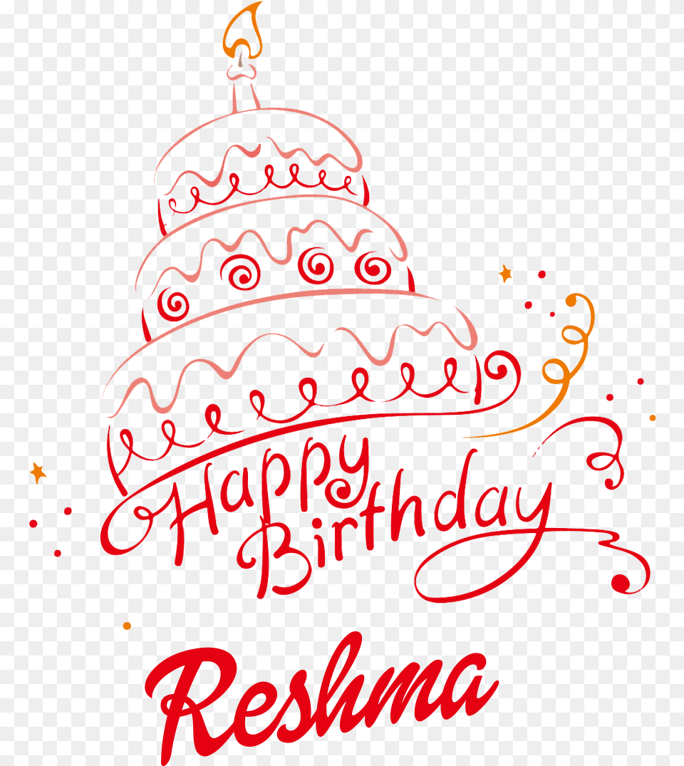 Transparent Confeti De Happy Birthday Rehman Cake, Text Free Png