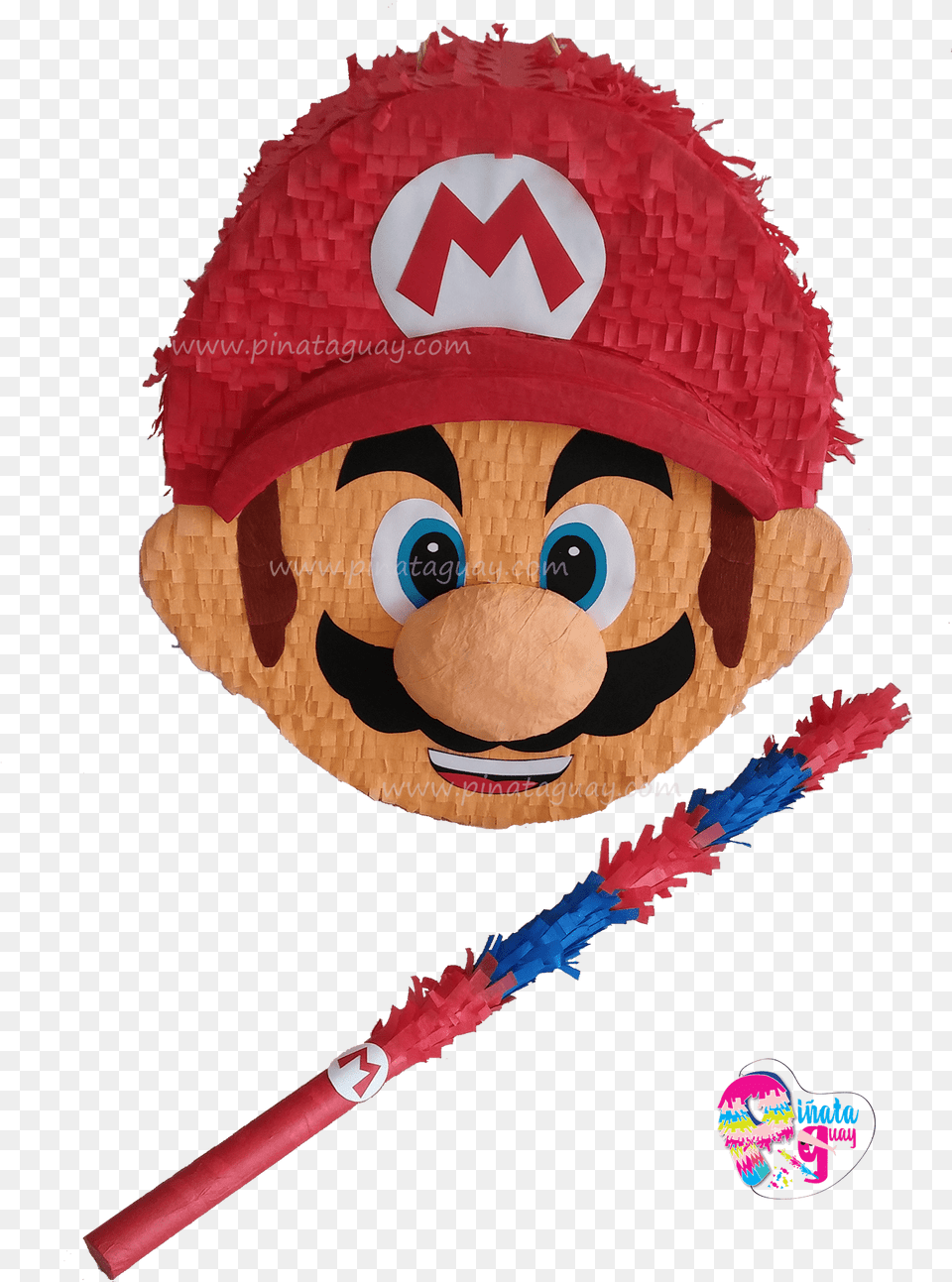 Transparent Confeti Y Serpentinas Sin Fondo Mario, Pinata, Toy, Face, Head Free Png Download