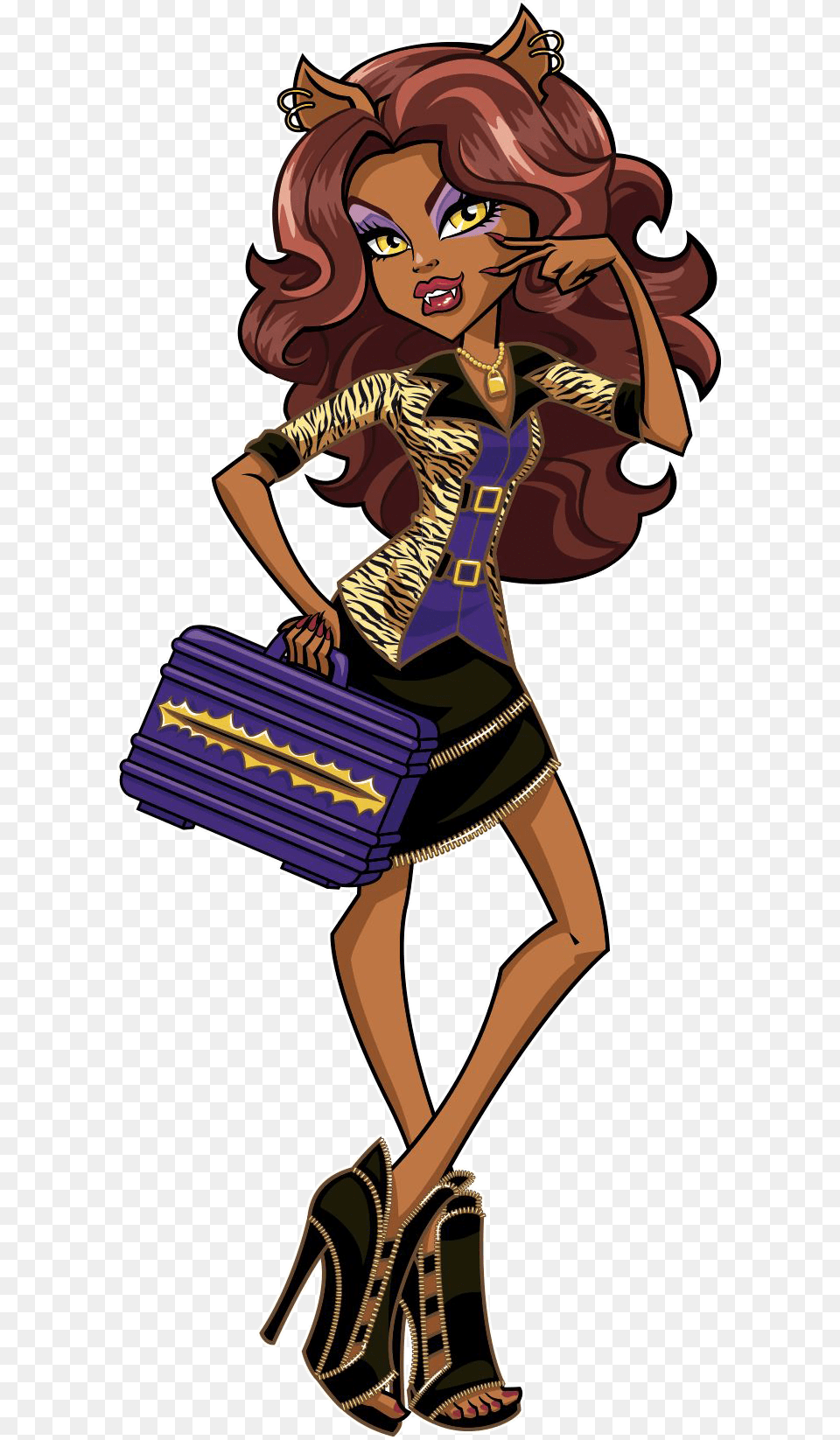 Transparent Confident Clawdeen, Book, Comics, Publication, Adult Free Png