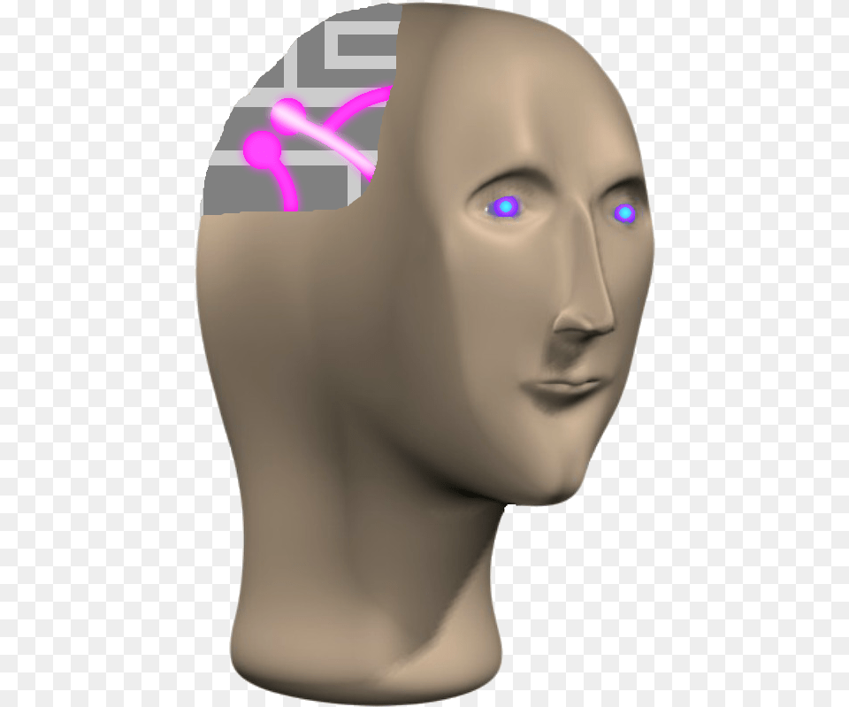 Transparent Confused Meme Stonks Meme Template Face, Adult, Female, Head, Person Free Png