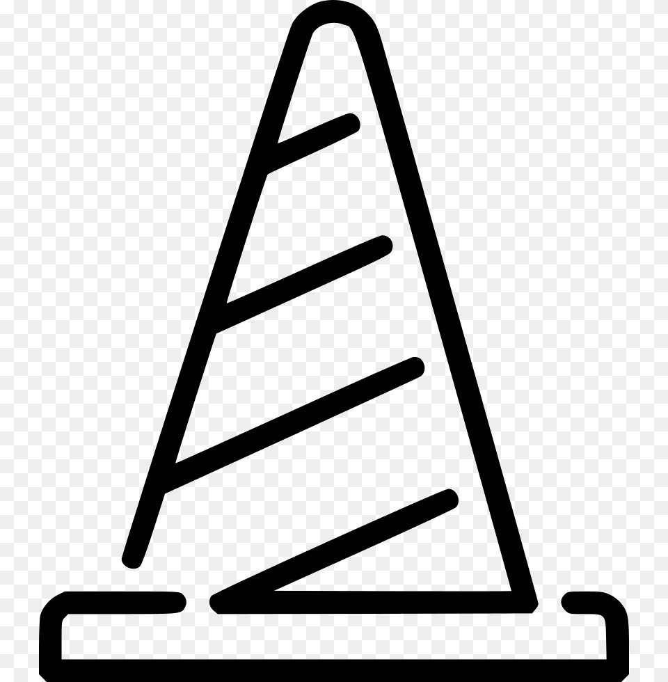 Transparent Construction Cone Cones Icon, Triangle Free Png Download