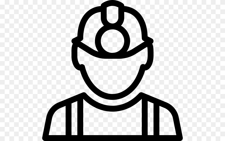 Transparent Construction Worker Icon Construction Worker Line Icons, Gray Png