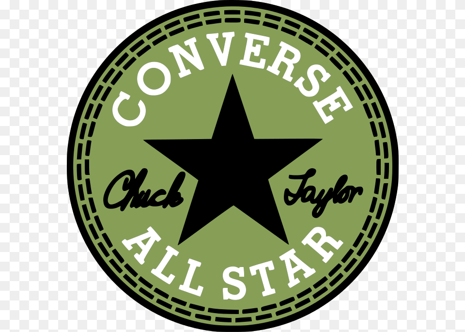 Transparent Converse All Star Logo Converse All Star, Symbol, Star Symbol, Disk Free Png