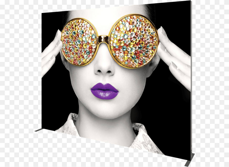 Cool Banner Glamorous Glasses, Accessories, Sunglasses, Person, Woman Free Transparent Png