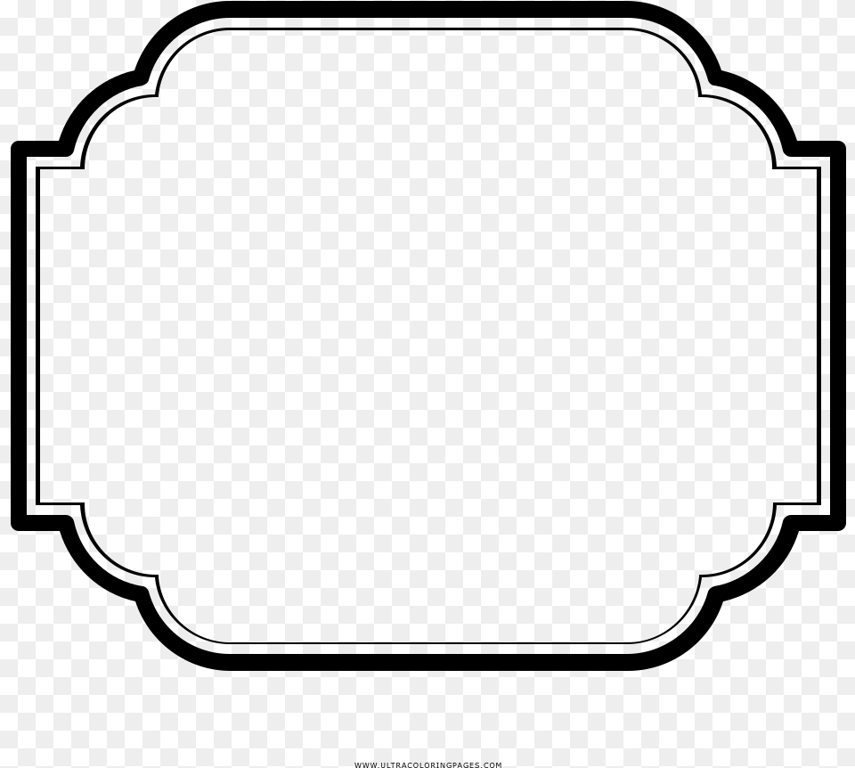 Transparent Cool Border Line Art, Gray Free Png Download