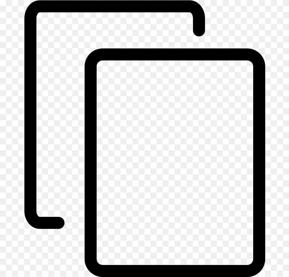 Transparent Copy Icon Mobile App Icon Copy, Gray Png