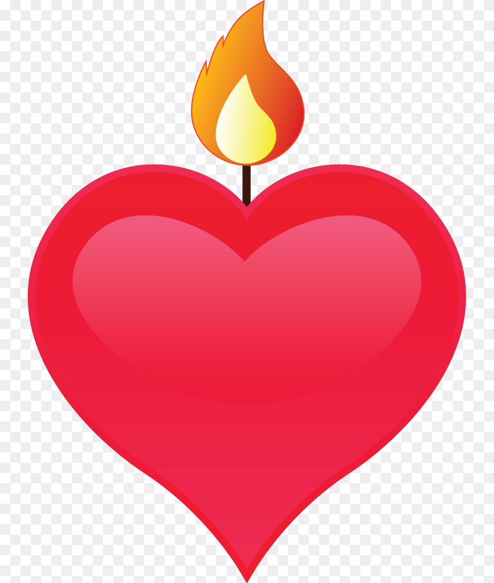 Transparent Corazon Clipart Candle With Heart Clipart Free Png Download