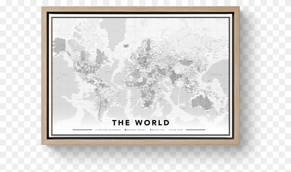 Transparent Cork Board Baklijst Wereldkaart, Chart, Plot, Map, Atlas Free Png