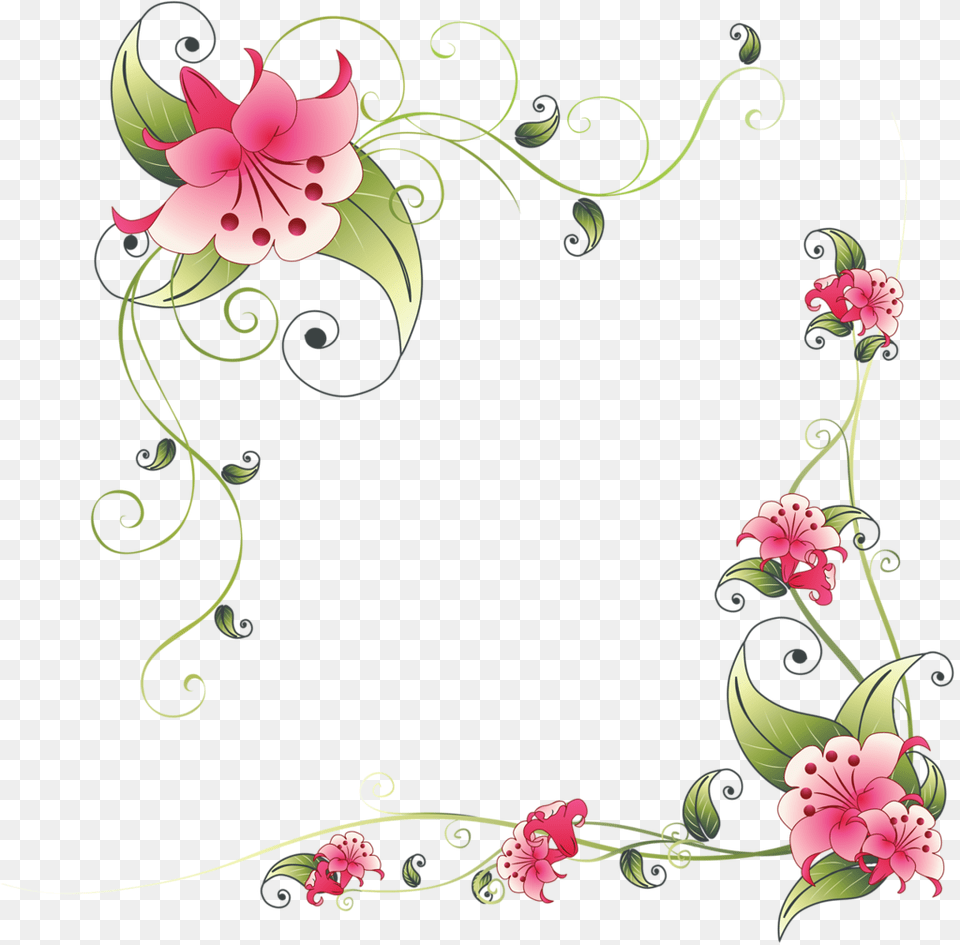 Corner Design Flower, Art, Floral Design, Graphics, Pattern Free Transparent Png