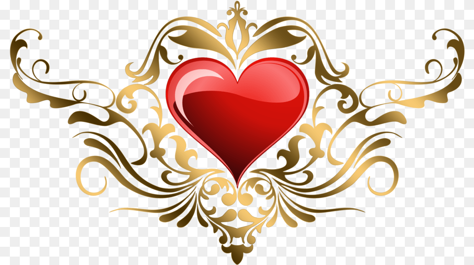 Corner Designs Love Background Gold Heart, Art, Graphics, Pattern, Person Free Transparent Png