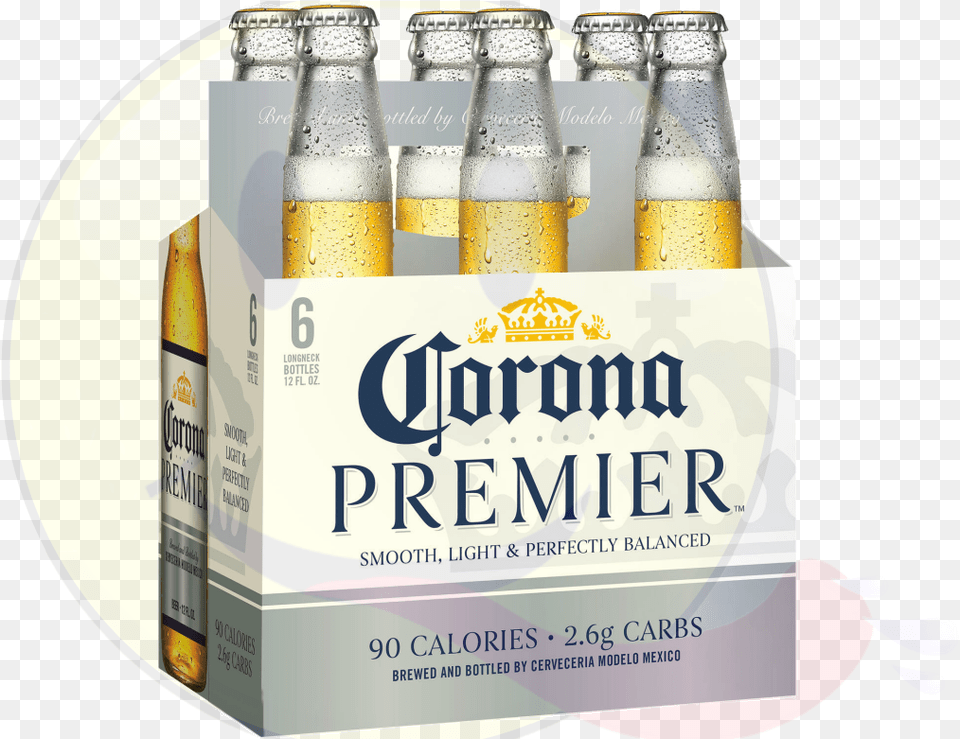 Transparent Corona Beer Clipart Corona Premier 12 Pack Bottles, Alcohol, Beverage, Lager, Bottle Free Png Download