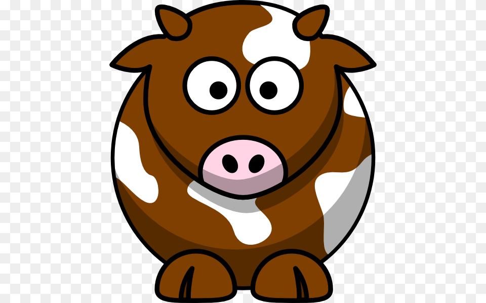 Transparent Cow Clipart Cute Brown Cow Clipart, Animal, Kangaroo, Mammal, Cattle Free Png Download