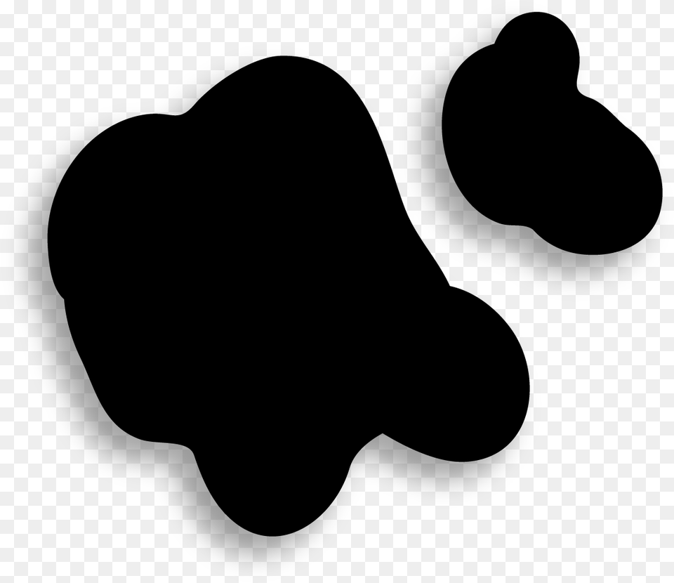 Transparent Cow Spots, Gray Free Png Download