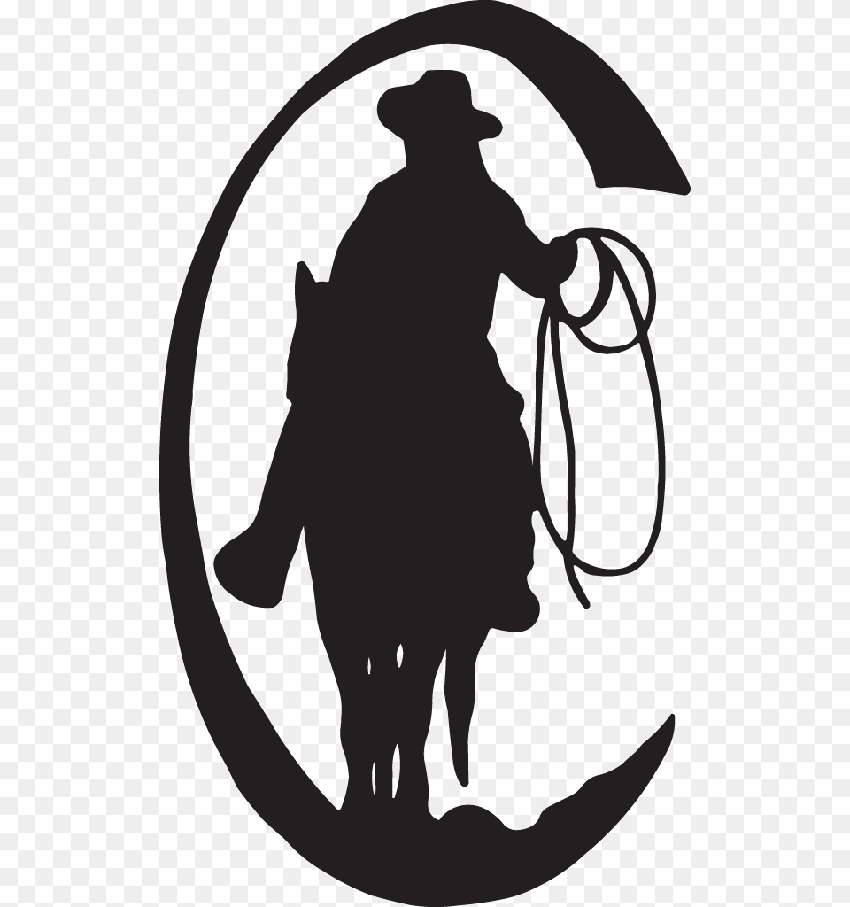 Transparent Cowboy Silhouette Cowboy Shadow, Clothing, Hat, Adult, Male Png Image