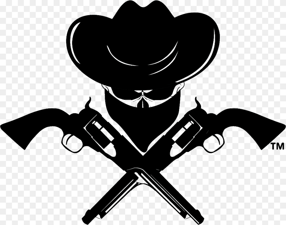 Transparent Cowboys Logo Cow Boy Logo, Clothing, Hat, Stencil, Silhouette Png Image